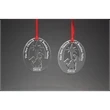 3.5" - Customizable Clear Acrylic Ornaments