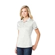 Sport-Tek Ladies PosiCharge Electric Heather Polo.