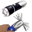 Stainless Steel Torch Multifunction Safety Tools Flashlight