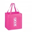 Breast Cancer Awareness Pink Grocery Bag - Screen Print