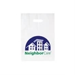 Patch Handle Reinforced Plastic Die Cut Bag - Flexo Ink