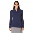 Ladies 1/4-Zip Mock Pullover