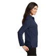 Port Authority Ladies Silk Touch Long Sleeve Polo.