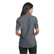 Port Authority Ladies Short Sleeve SuperPro Oxford Shirt.