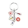 5-Charm Stock Keychain