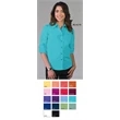 Ladies' 3/4 Sleeve Stretch Poplin Blouse