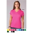 Ladies Wicking V-Neck Tee