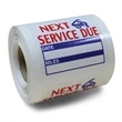 V-T™ Roll Stock Service Reminder Stickers