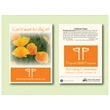 California Poppy Seed Packet Size 3.25" x 4.5"
