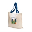 Colored Handle Tote