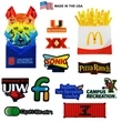 Full Color Dye Sublimation Fabric Stickers