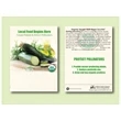 Organic Squash Dark Green Zucchini Seed Packet 3.25" x 4.5"