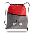 Two-Tone Drawstring Cinch Bag