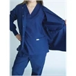 Round Neck Scrub Jacket