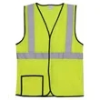 Single Stripe S/M Yellow Mesh Safety Vest