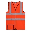 Dual Stripe 2XL/3XL Orange Mesh Safety Vest