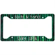 Gloss White Unisub Aluminum License Plate Frame