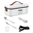 Portable Electric Lunch Box for Car & Home w/ Fork & Spoon