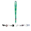 Full Color Dye-Sublimated Lanyard w/ Safety Breakaway Buckle