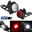 USB Rechargeable Bike Light Set