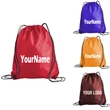 Custom logo Polyester Drawstring Backpack