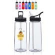 22 oz. Sports Water Bottles With Straw