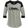 Heritage Blend 3/4-Sleeve Ladies Baseball Raglan Tee
