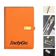 Organizer & Business Card Holder A5 Notebook With Power Bank