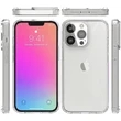 iPhone 13 Pro  Clear Hard Shell Case with TPU Bumpers
