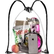 Clear Drawstring Backpack Waterproof PVC Transparent Backpac