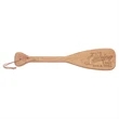 Wooden Boat Paddle with Leather String - 18" x 4"