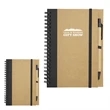 Eco-Inspired Spiral Notebook With Pen