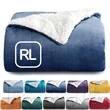 Sherpa Fleece Throw Blanket