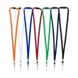 Blank Lanyard w/Breakaway - Swivel Clip