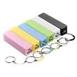 Plastic High Capacity USA made Power Bank w/ KeyRing + Cable