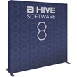 Hopup 7.5ft Straight Display & Full Fabric Graphic