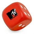 Dice Shaped Stress Reliever Balls w/ Custom Imprint