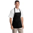 Medium-Length Apron with Pouch Pockets. / Logo - LSF Cafe