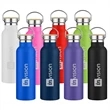25 oz Stainless Steel Insulated Water Bottle With Bamboo Lid