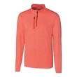 Cutter & Buck Stealth Heathered Quarter Zip Mens Pullover