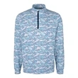 Cutter & Buck Traverse Stretch Eco Camo Print Quarter Zip...