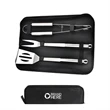 Stainless Steel Bbq Grilling Tool Set - 3 Pieces