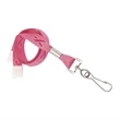 5/8" Breast Cancer Dye Sublimated Awareness Lanyards