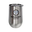 14 oz. Buzzed Stainless Steel Coffee Mug w/ 2 Color Imprint