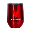 12 oz. Divvy Stainless Steel Stemless Wine Glass w/ 2 Color