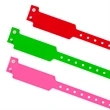 Stock Wide Face Plastic Wristband