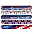 July 4th Patriotic Slap Bracelet Wristband