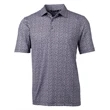 Cutter & Buck Pike Magnolia Print Stretch Mens Polo