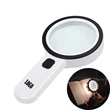 30X Magnifying Glass With Led Light