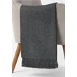 Dar Grey 100% Cashmere Blanket, 50" x 60" Throw